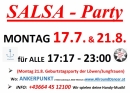 Ankerpunkt Mo 17.7. und 21.8. von 17 bis 23h Infos +436644512100 Salsa Ballroom Andreas Dobnig Tanzparty bei fast jedem Wetter